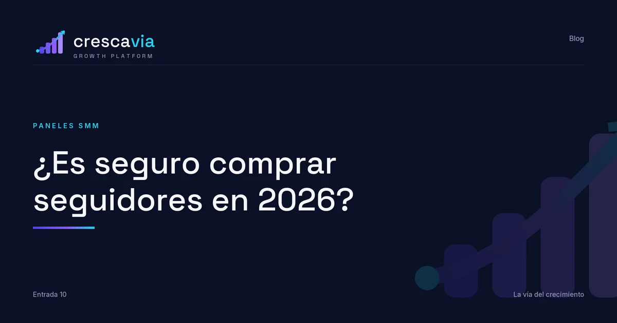 ¿Es seguro comprar seguidores en 2026? Riesgos reales y cómo evitarlos