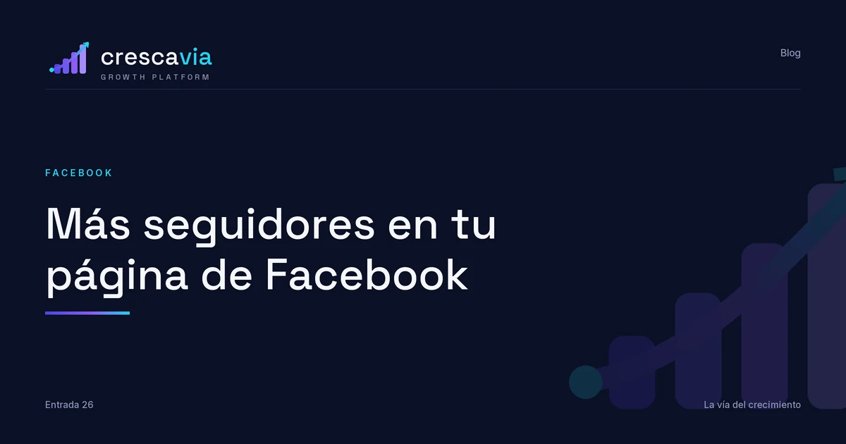 Cómo aumentar los seguidores de tu página de Facebook en 2026